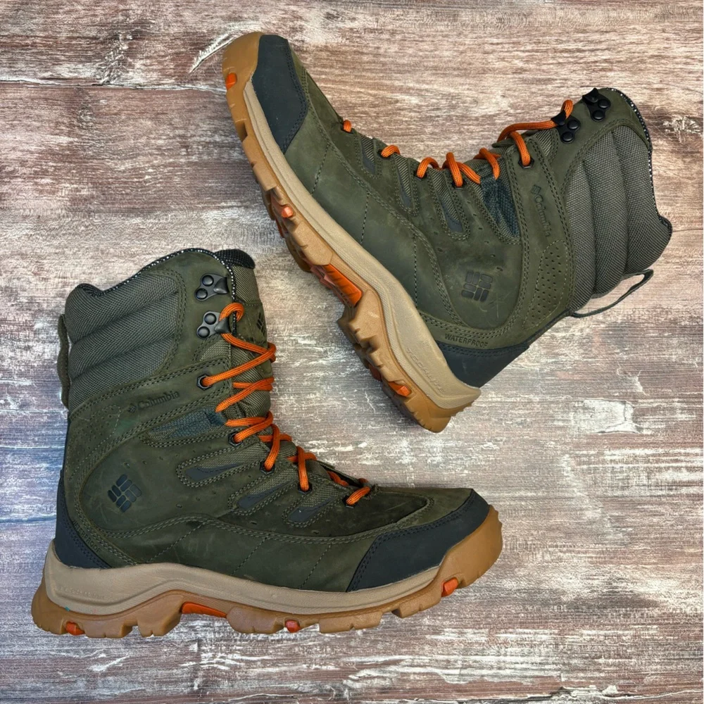 Columbia | VGUC Gunnison Plus LTR OmniHeat Snow Boots Leather Outdoor Winter M9
